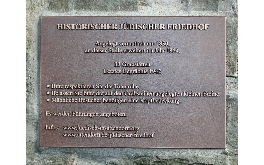 Juedischer Friedhof Attendorn Eingangstor