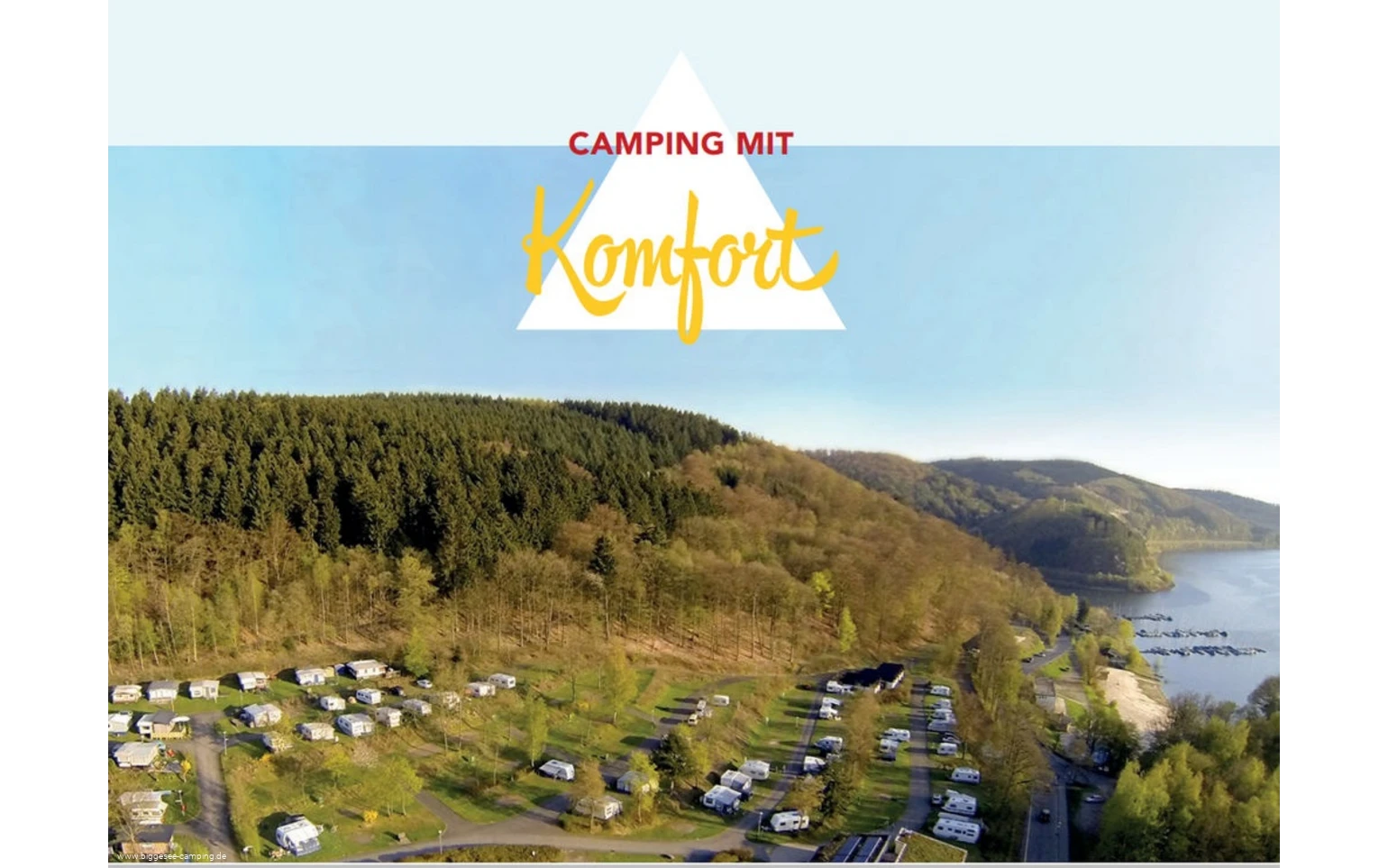 Der Campingplatz Waldenburger Bucht