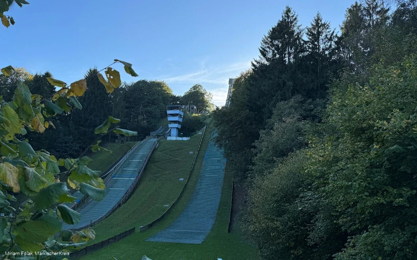 Auslaufbahn der Meinhardus-Mattenschanzen
