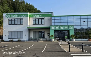 Raiffeisen-Markt Olpe - Außenansicht