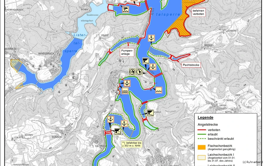 Angelkarte Biggeltalsperre