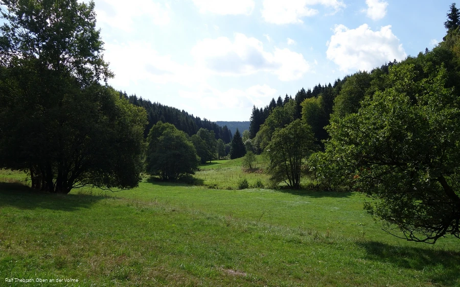 Durchquerung des kleinen Naturschutzgebietes Heimchetal