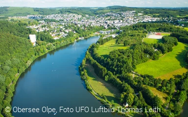 Obersee Olpe mit Rundweg und Valentinskapelle 2