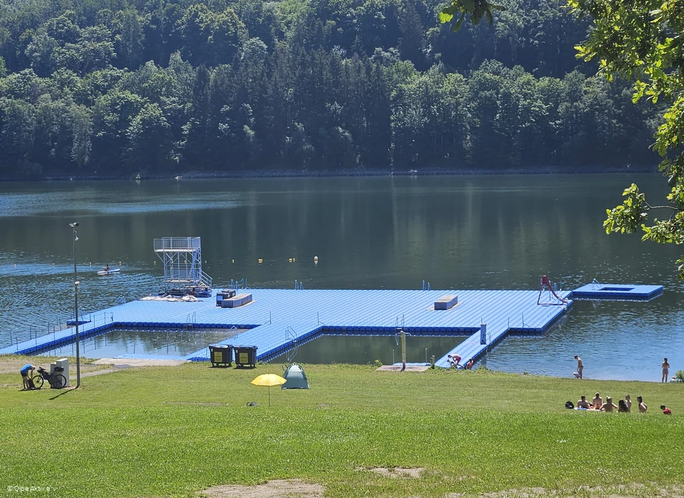 Strandbad Sonderner Kopf Olpe - Badeponton