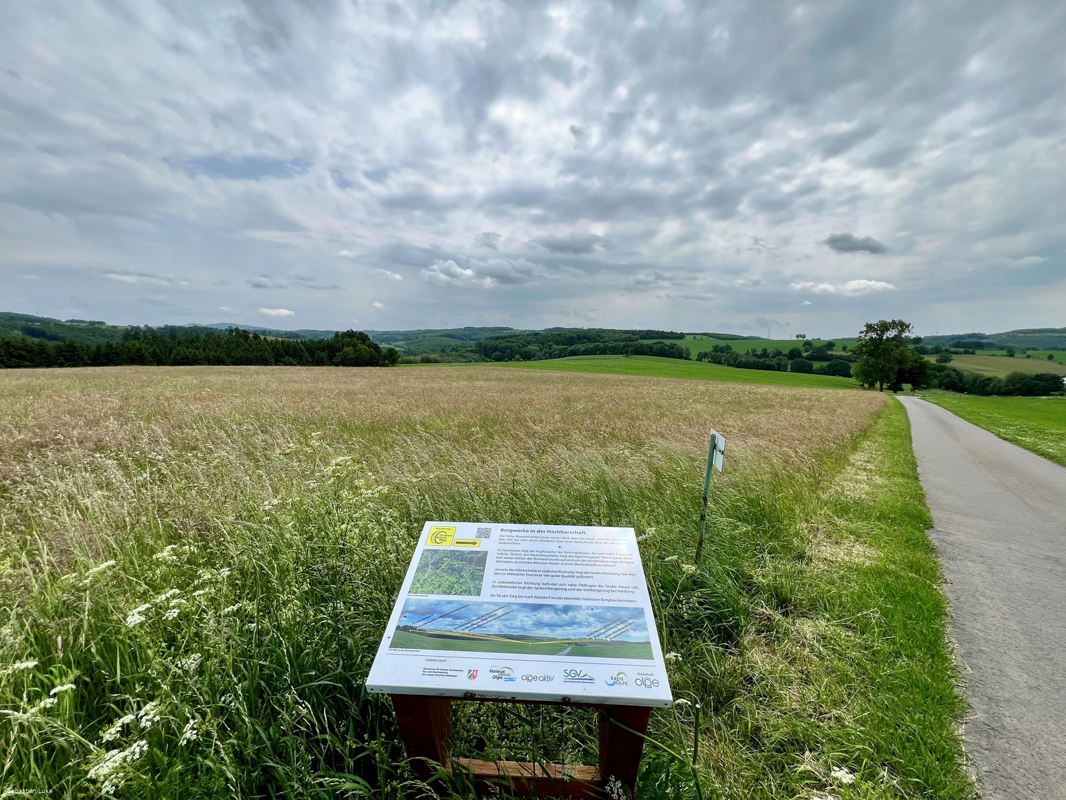 GrubenKunstWeg - Wasserweg Richtung Thieringhausen