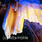 Atta-Höhle Stalaktiten